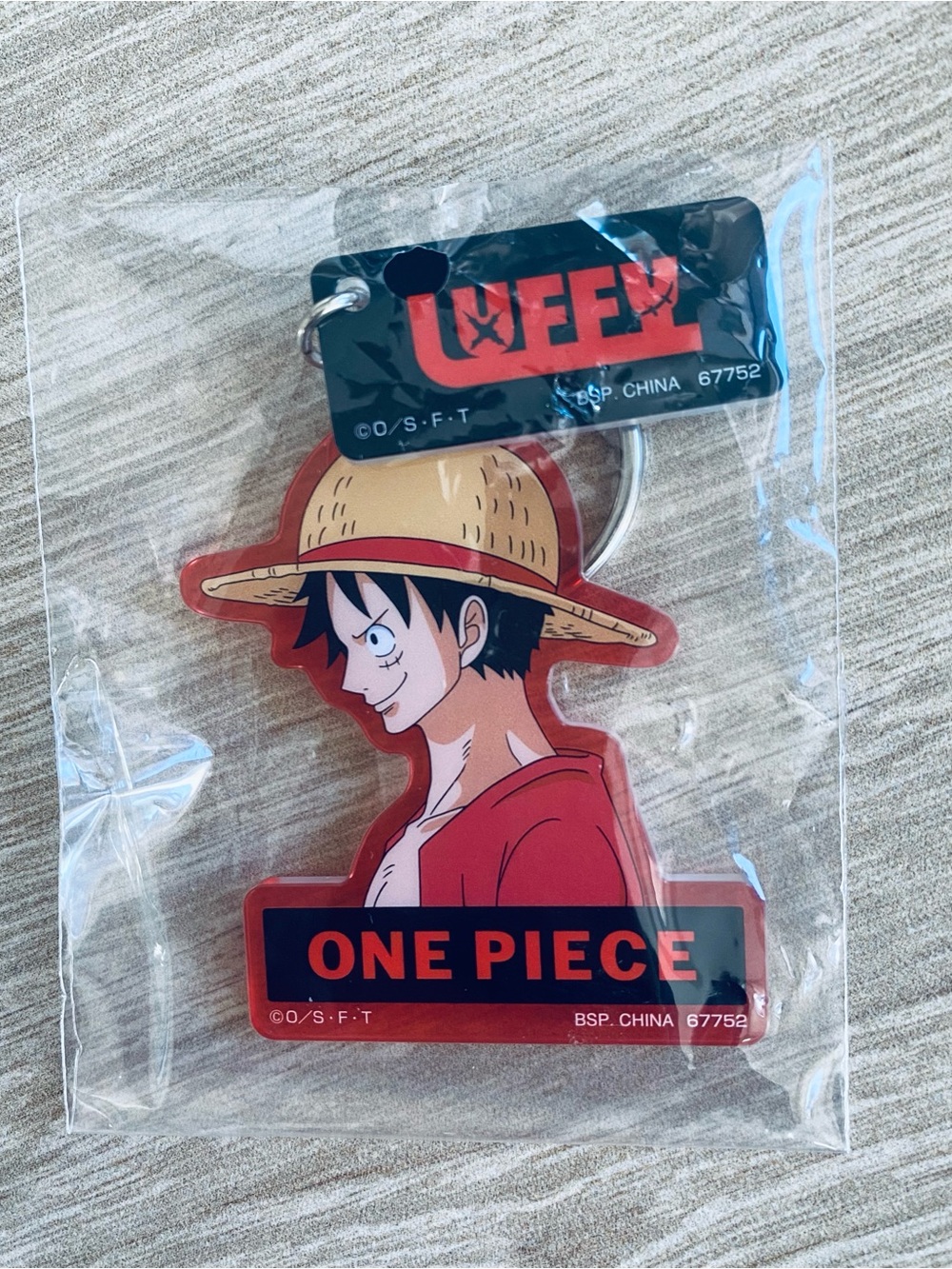 ONE PIECE Monkey D. Luffy Acrylic Keychain Bag Charm Anime Japan Import